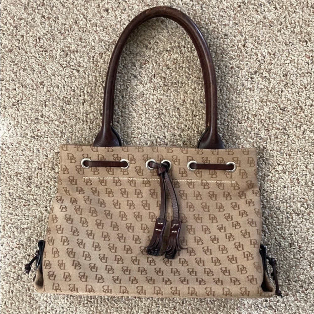 Dooney & Bourke mini tassel tote